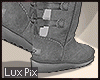 V Ugg Bow Boots-Grey