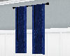 Blue Single Curtains