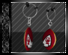 KC Chiefs FB Earrings