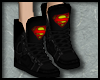 Superman shoes black 