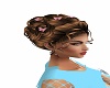 brown -w-peach butterfly