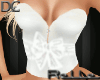 !! Corset Bow White