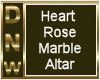 Heart Rose Marble Alter