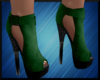 IVI Green Velvet Heels