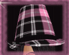 CA: Pink Plaid Hat