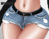 Jeans Short  Belt