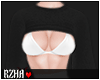 ʀ| Sweater White/Black