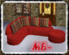 MB- Red/green sofa