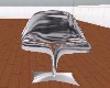 silver tigerstripe chair