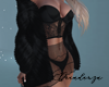!D! Black Fur Jacket