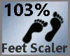 Feet Scaler 103% M