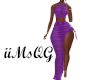 Purple Knit Dress RLL