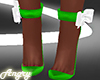 Green X-mas Heels