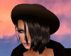 Brown Hat & Hair