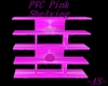PVC Pink Shelving