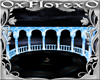 dj light cyan stars dome