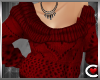 *SC-Cuddly Sweater Red
