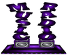 Purple 3D Music Radio