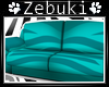 +Z+ FurrTeal Poses Sofa