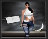 White Clutch Hip/Purse
