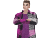 Purple flannel Male
