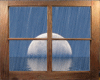 Moon Over Water In Rain