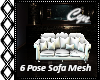 6 Pose Sofa Mesh