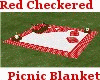 Retro Red Picnic Blanket