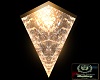 Mocha animated wall lamp