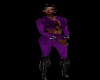 [MzL] Purple-Blk Pantset