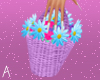 A| Flowers Basket Purple