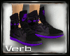 V/ Kicks Purple On Black