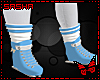 Blue And White Skates