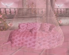 Dawn Rose Curtain Bed