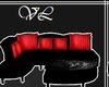 Red and Black couch n