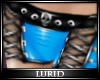 Lu* PVC Shorts Sky