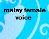 (Ada) Malay Female Suara