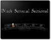 Black Sensual Sectional 