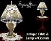 Antq Crystal Lamp/Tbl 1