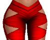 Cutout Red Pants