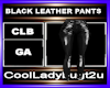 BLACK LEATHER PANTS