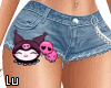 𝕷. Kuromi shorts