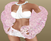 Pink Short Fur Coat