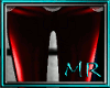 metallic red pvc pants