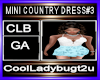 MINI COUNTRY DRESS#3