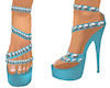 !Platform shoes turquois