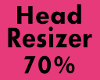 70% Head Resizer