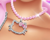 ♡ Kitty Pearl Necklace
