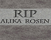 Alika's Grave Stone