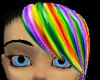 Rainbow Kimiko Bangs